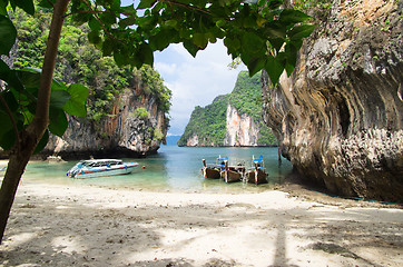 Image showing boats and islands 