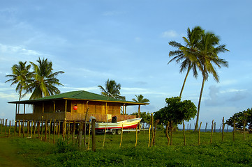 Image showing island house nicaragua