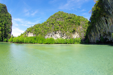 Image showing rocks and sea 