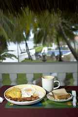 Image showing breakfast at the resort