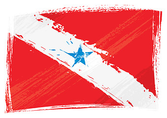 Image showing Grunge Para flag
