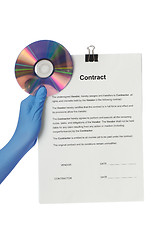 Image showing Doctor with contract