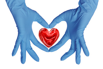 Image showing doctor with heart