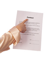 Image showing Contract