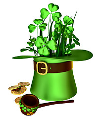 Image showing symbols of Patrick day