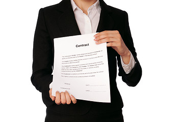 Image showing Contract