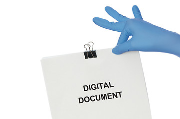 Image showing Digital document