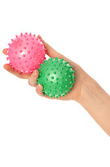 Image showing two massage balls