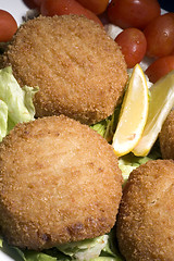 Image showing crab cakes