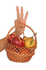 Image showing fruit basket