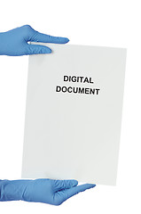 Image showing Digital document