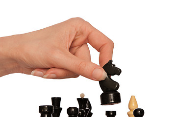 Image showing playing chess