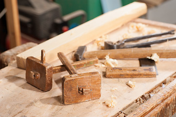 Image showing Vintage tool still life