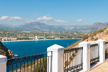 Image showing Viewpoint over Altea bay