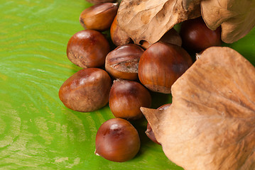 Image showing Roast chestnuts