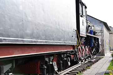 Image showing Elements of the steam locomotive 