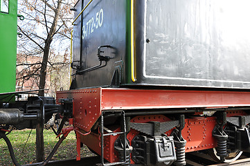 Image showing Elements of the steam locomotive 