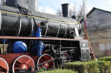 Image showing Elements of the steam locomotive 