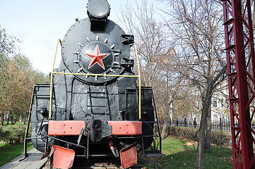 Image showing Elements of the steam locomotive 