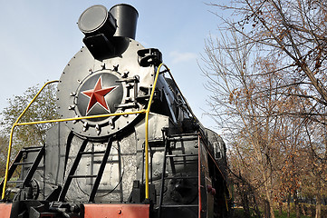 Image showing Elements of the steam locomotive 