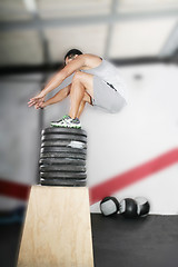 Image showing Crossfit Working Out Series 