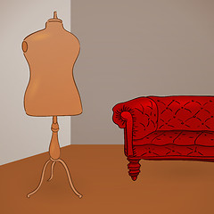 Image showing Clothing Mannequin Illustration