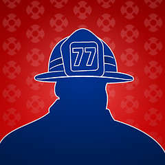 Image showing Fireman Symbols