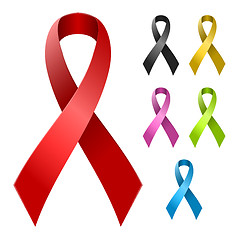 Image showing Ribbon in various colors