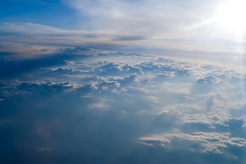 Image showing white clouds in blue sky.