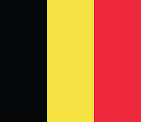 Image showing Flag of Belgium