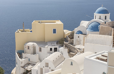 Image showing Aegean island Santorini