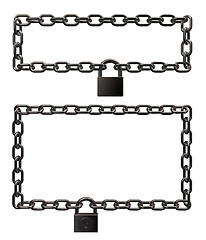 Image showing padllock frames