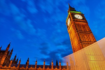 Image showing Colors, Lights and Architecture of London in Autumn