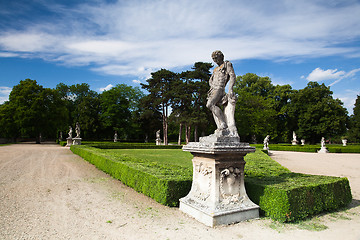 Image showing Garden in the Castle in Slavkov 