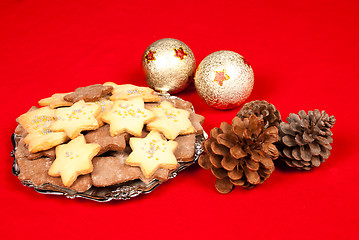 Image showing Christmas biscuits