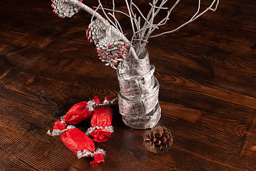 Image showing Christmas decoration elements