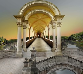 Image showing Surreal tunnel