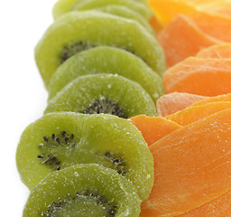 Image showing Dried Kiwi And Mango Fruits