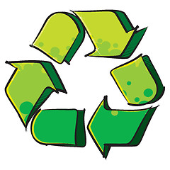 Image showing Recycling symbol