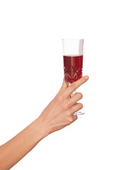 Image showing Champagne glass