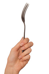 Image showing holding fork