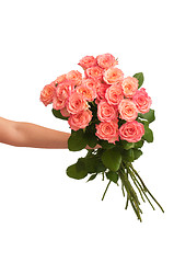 Image showing big bouquet of roses