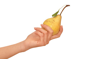 Image showing yellow pear