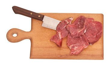 Image showing Slices of the meat