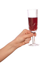 Image showing Champagne glass