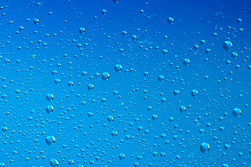 Image showing blue water bubbles