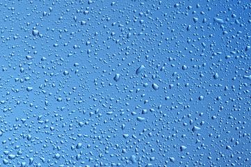 Image showing blue water bubbles