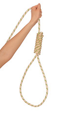 Image showing suicide with rope