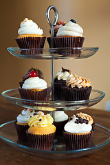 Image showing Cupcakes Party Tray