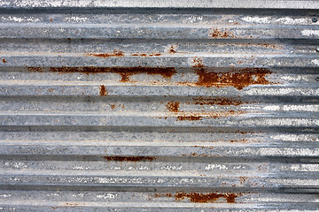 Image showing Corrugated Metal Texture